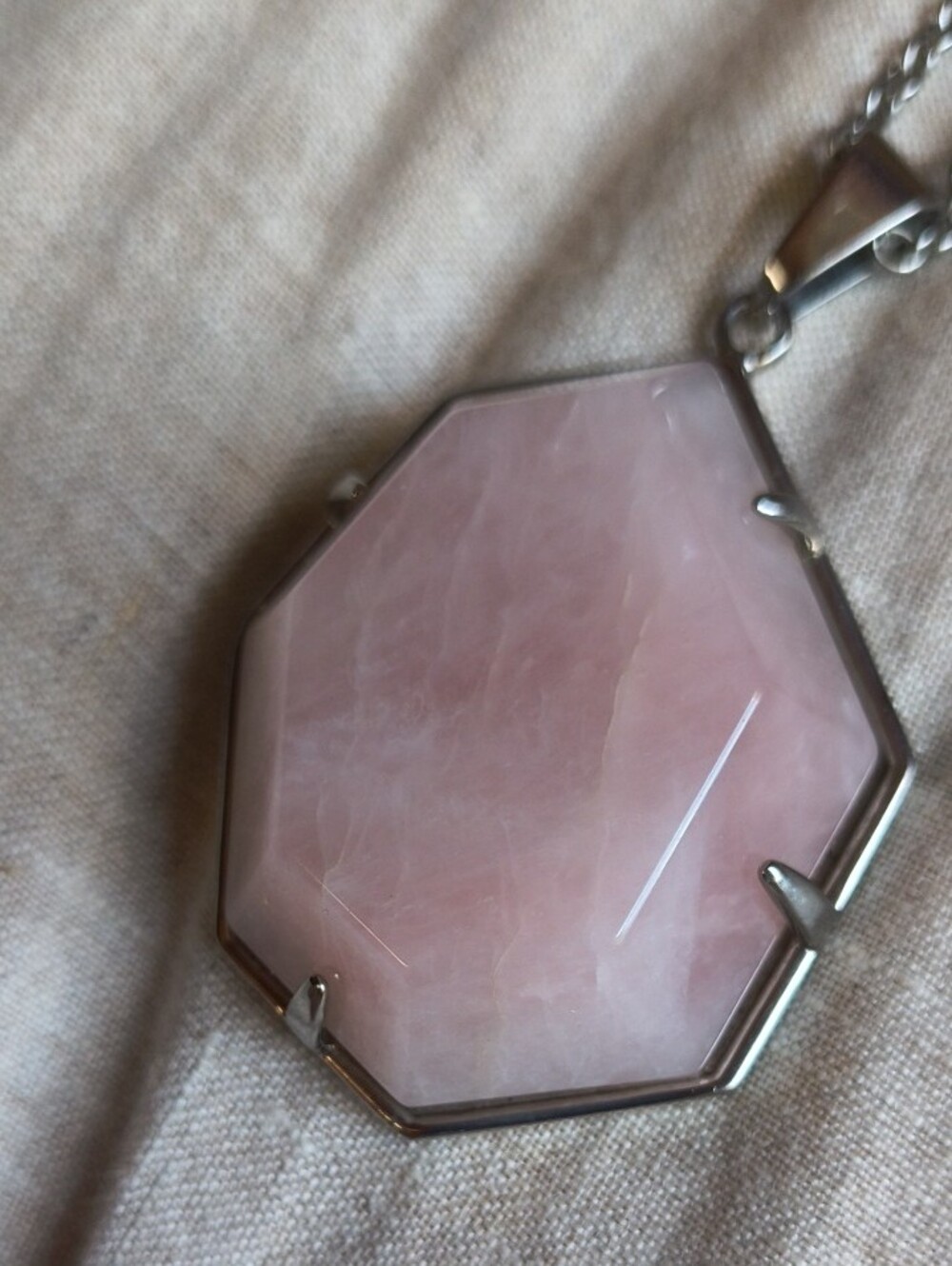 Evil Pawn Jewelry Veda Rose Quartz Necklace DISCONTINUED Love Wedding - Picture 9 of 9